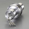 EA951KB-11 22-43mm 取替用ドアノブ(鍵付) エスコ 50642822