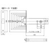 EA951KB-23 25-40mm/100mm レバーハンドル間仕切錠(取替用) エスコ 50643084