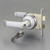 EA951KB-24 32-40mm/ 64mm レバーハンドル玄関錠(取替用) エスコ 50643118