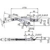 EA951LE-17 173.0mm アームストッパー(ステンレス製) エスコ 50645936