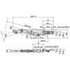 EA951LE-18 261.0mm アームストッパー(ステンレス製) エスコ 50645963