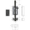 EA951LP-11 100mm 強力型丸落し(ステンレス製) エスコ 50647598
