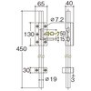 EA951LP-17 450mm 強力型丸落し(ステンレス製) エスコ 50647756