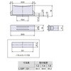 EA951MA-15 39x 8mm マグキャッチ(プラスチック製/埋込型) エスコ 50648815