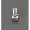 M3x 6mm 鍋頭セムス小ねじ(ステンレス/P=2) エスコ