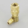EA405AB-1 F1/4"xF1/4" クイックシールアダプター(L型) エスコ 50680236