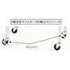 EA956MB-2 600x450x775mm/13kg ワゴン(ステンレス製) エスコ 50696178