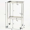 EA956MB-2 600x450x775mm/13kg ワゴン(ステンレス製) エスコ 50696178