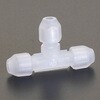 4mm ユニオン(ティー/PP製) エスコ