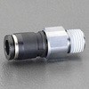 R1/4"x 6mm ロータリーストレートユニオン エスコ