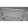 400x15x110mm メタルラックミニ用ガイド エスコ