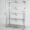 EA976EB-90 875x1800x450mm/150kg 5段軽量棚(ステンレス製) エスコ 50740174
