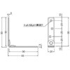 EA979AF-2 90x90x20mm 家具転倒防止金具(ブロンズ/2個) エスコ 50740497