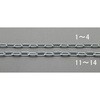 2.6mmx10m リンクチェーン(スチール製) エスコ