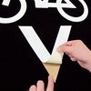 EA983BB-17 800x800mm 路面道路標識[とまれ/自転車] エスコ 50754445