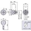 EA983TH-14 Φ29x 9.0mm サイドバーロック(スチール製) エスコ 50769994