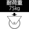 EA986GG-15 125mm キャスター(自在金具・ESD) エスコ 50772943