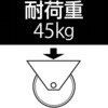 EA986GG-2 75mm キャスター(固定金具・ESD) エスコ 50772952