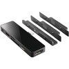 USB Type C ドッキングステーション ハブ 6-in-1 PD 100W給電 直挿しタイプ iPad専用 ロジテック