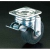 EA986HJ-13 160mm キャスター(自在金具・前輪ブレーキ付) エスコ 50773354