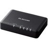スイッチングハブ LANハブ Giga対応 1000/100/10Mbps プラスチック筐体 AC電源 ファンレス エレコム