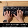 TK-MC30UKLGY/EC キーボード 有線 着脱式USBケーブル メカニカル式(赤軸/リニア) テンキーレス コンパクトサイズ 【 WindowsOS macOS ChromeOS パソコン 等対応 】 Leggero エレコム 50773399