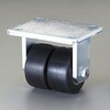 EA986JW-100 100mm キャスター(固定金具・ツインホイール) エスコ 50775156
