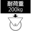 EA986NA-11 80mm キャスター(自在・前ブレーキ・スティール車輪) エスコ 50776933