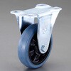 EA986PT-152 150mm キャスター(固定金具・微音タイプ) エスコ 50778568