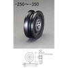 50mm 戸車車輪(V型・重量用) エスコ