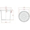EA991AA-2 Φ780x690mm/200L ポリエチレン容器 エスコ 50789287