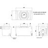 EA991AB-0.5 50L ポリエチレン給水容器(バルブ付) エスコ 50789348