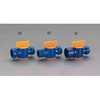 1/4"x1/4" クーラント用バルブ(インライン/2個) エスコ