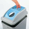 EA995CA-43 45L ダストボックス(ペットボトル用/レッド) エスコ 50801765