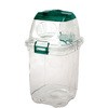 45L 透明ダストボックス [ペットボトル用] エスコ