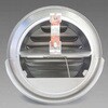 EA997MD-41 111mm フラット型ガラリ(水切・防火ダンパー・フード付) エスコ 50805913