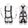 フルハーネス型墜落制止用器具 飛燕ハーネス(HIEN HARNESS)ランヤード付 ツイン ワン・ハンド リトラ付 ツヨロン(藤井電工)