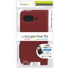Google Pixel 9a [FlipNote] 耐衝撃フリップノートケース ワインレッド Simplism