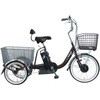 防災サイクル 前20型/後16型ノンパンク電動アシスト三輪自転車 【完成組立品】 バッテリー容量8Ah シングルギア PELTECH(ペルテック)