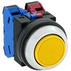 ABN101Y Φ30 押ボタンスイッチ(平形) IDEC(和泉電気) 51368424