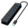 USB3.0ハブ スイッチ搭載 7ポート トライメイト