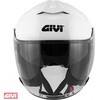 Hps X22 Planet ジェットヘルメット ホワイト サイズ 54/XS GIVI(ジビ)