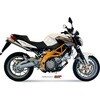 A.006.LC3 SPORT Xcone スリップオン ステンレス 2本出し APRILIA SHIVER 750 (08) MIVV (ミヴ) 51584218