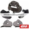 GIVI / ジビ ライナー + チークパッド For 50.5 Tridion サイズ XL | Z250561R