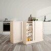 さわやかなカウンター下引き戸収納9020 ホームテイスト