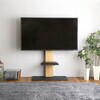 最大100インチ対応 頑丈テレビスタンド ホームテイスト