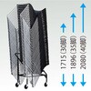 ミーティングチェア FLPシリーズ ループ脚 専用台車 内田洋行