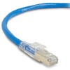 GT3 CAT6A 650MHzLockPORTシールドケーブル ブーツF/UTP(ロックピン別)青 3.0m(10ft) BLACK BOX