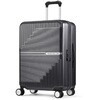 GENESIS(ジェネシス) スーツケース 66cm 無料預入/74L/5cm拡張/TSAロック/スーツケースカバー・ネームタグ付/ダークグレー SWISS MILITARY