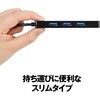 BSH4U120C1BK USB3.1(Gen1) TypeC 4ポート バスパワーハブ BUFFALO(バッファロー) 52152118